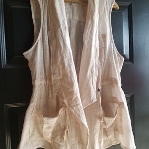 Torrid linen vest size 2x